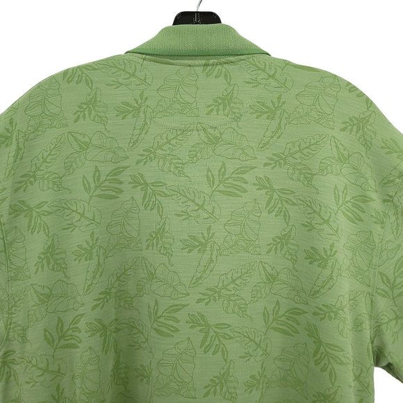 Cabelas Lakeside Beach Mountain Side Tropic Polo Shirt Mens L Short Sleeve NEW - Picture 7 of 13